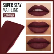 MAYBELLINE SuperStay Matte Ink Liquid Lipstick COMPOSER 112