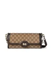 Gucci Luce Small Shoulder Bag One size Brown