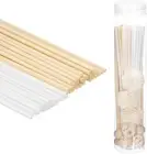 Sourcing Map 70Pcs Reed Diffuser Sticks Set, Fiber Fragrance Flower Reed Diff...
