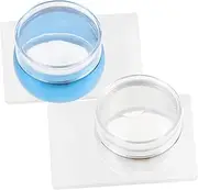 DECOMELODY 2 Sets Chess Piece Seal Manicure Stamper Tool Scrapers Nail Art Diy Accessory for Home Use