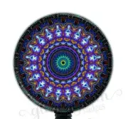 Mandala Retractable Badge Holder, Mandala Badge Reel, Mandala Retractable GG2113