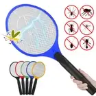 Electric Bug Zapper Tennis Racket Mosquito Fly Swatter Insect Killer Battery