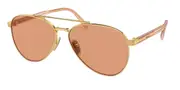 Prada PR A58S 5AK07V Men's Sunglasses Gold Size 58