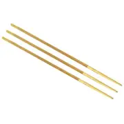 3Pcs Chainsaw Chain Sharpening File, 3/16-Inch (4.8 Mm) Round Sharpener, Gold