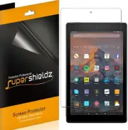 3X SuperShieldz Clear Screen Protector Saver for Amazon Fire HD 10 (2017/2019)