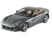 1/18 Hot Wheels Ferrari F12 Berlinetta Gray Diecast Model Car Grey BCJ74