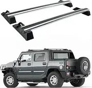 2Pcs Compatible for Hummer H2 2003-2010 Aluminum Roof Rail Racks Cross Bars Crossbars