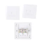 86 Type Computer Socket Panel CAT5E Network Module RJ45 Interface OutletB.G5