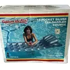 VINTAGE Intex INFLATABLE 18 POCKET Tan Dazzler LOUNGE POOL RAFT