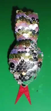 Sequin Plush Snake Slap Bracelet