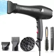 Professional Ionic Hair Dryer AC Motor Fast Drying Salon Blow Dryer with Diffuse