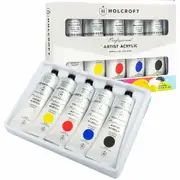 Holcroft Professional Impasto Acrylic Paint Tubes Back to Basics 5x 80ml Set