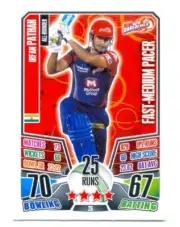 2013-2014 IPL - card 26 - Delhi Daredevils - player - Irfan Pathan