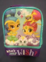 NWT Shimmer and Shine Lunch Bag Tote Bottom Compartment Sparkly Insulated New