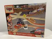 Sheriff’s Race N Chase - Disney Pixar Wooden Race Track Lightning McQueen Cars