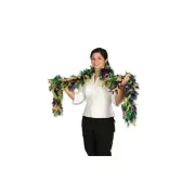 New Deluxe Mardi Gras 72" Costume Accessory Feather Boa, Gold & Purple, 6'...