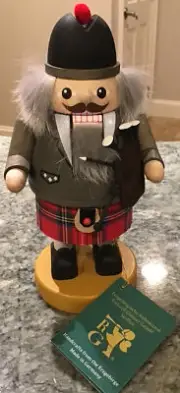 Richard Glasser Nutcracker - SCOTSMAN Germany Height 8 inch (approx) Brand New