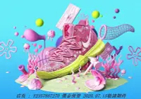 在飛比找Yahoo!奇摩拍賣優惠-NIKE KYRIE 5 X 海綿寶寶 聯名 粉色 籃球潮流