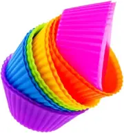 Cupcake Liners - Reusable Silicone Cupcake Baking Cups - Non-Stick Baking Muffin