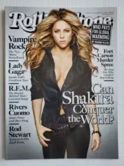 2009 Rolling Stone magazine SHAKIRA Lenny Kravitz Rivers Cuomo Johnny Depp R.E.M