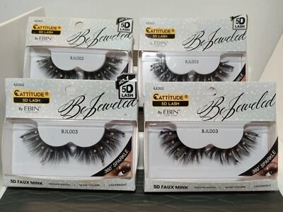 2 Pair Bejeweled 5D Faux Mink Eyelashes (BJL003)