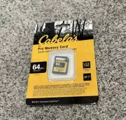 CABELA'S PRO MEMORY CARD 64GB MICRO SD NEW (FREE FAST SHIPPING)