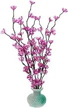 Artificial Plum Blossom Flower Sushi Plate Decoration Sashimi Serving Plate Ornament for Home Japanese Party Decor Red (Color : Red)