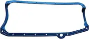1 PC SHLPDFM Blue Oil Pan Gasket Thick Front Seal 1 Piece Gasket Fits for Pre - 79 Early SBC Small Block Chevy 265 283 327 350 383 400