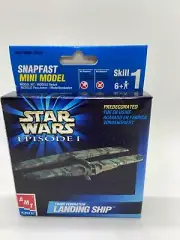 1999 AMT ERTL Star Wars Episode 1 Mini Snapfast Trade Federation Landing Ship