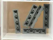 LEGO Parts - Dark Bluish Gray Plate 1 x 4 - No 3710 - QTY 5