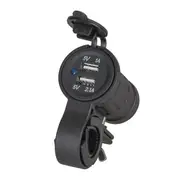 [TechBrands] Motorcycle Dual USB Socket Mount