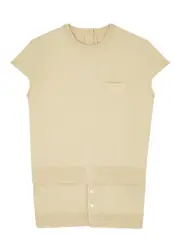 Meryll Rogge Layered Cashmere top - Yellow - XS (UK6 / XS) XS (UK6 / XS)