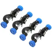 4 Pcs Clamp Holder Adjustable Labs Retort Stand Aluminum Cross Clip