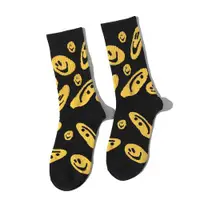 在飛比找ETMall東森購物網優惠-潮黃色ins女比伯同款棉運動襪子