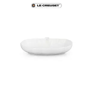 【Le Creuset】瓷器南瓜盤-中(棉花白)