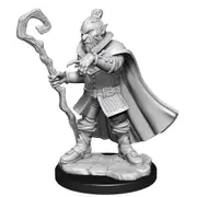Critical Role Unpainted Miniatures, 2 Pack - Hobgoblin Wizard and Male Druid