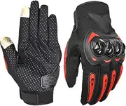 Touchscreen Cycling Gloves | Touchscreen Motorcycle Powersports Racing Gloves | Breathable Motorcross Motorbike Cycling Clothing for Climbing Survival Training
