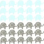 TINEASUR 100pcs Paper Table Decorations Blue Elephant Cupcake Toppers Confetti Show Blue Elephant Elephants Elephant Glitter Elephant Stuff Glitter Big Decor Oh