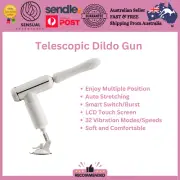 Rechargeable Telescopic Thrusting Sex Gun Automatic Dildo Vibrator Sex Toy AU