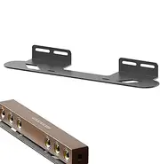 Soundbar Mount for Wall,Under TV Soundbar Mounting Bracket | Carbon Steel Router Holder, Remote Control Storage Rack for Living Room Study