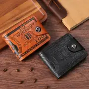 Men's PU Leather Wallet With Fashion Embossed Dollar Design, Business Casual Card Holder Case Coin Purse for Men Bifold