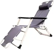 Office Reclining Chair Recliner Lounge Deck Chair Portable Folding Outdoor Camping Beach Garden Patio Chair,Beach Chairs Siesta Bed Simple Siesta Couch Chair Office Siesta Bed 180°,Load Capacity 450kg