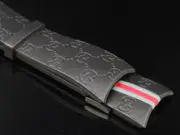 Men's Techno Art Joe Rodeo Bling Master Matte Black Rubber Watch Band Straps