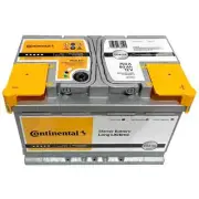 Car Battery CONTINENTAL 80AH 750A Positive to the Right + Rh = Fiamm 80 Ah / 74