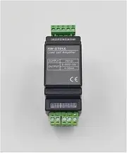 2mV/V Input Load Cell Amplifier Strain Gauge Sensor Signal Transmitter Conditioner 4-20mA 0-10V 0-5V Output to Measure Force, Pressure, Displacement, Strain
