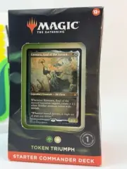 MTG Magic The Gathering Token Triumph Starter Commander Deck Sealed New