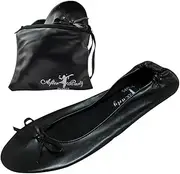 [After Party Pumps] Ladies Roll Up Shoes Fold Up Pumps with Carrier Pouch 3 Ranges Original Animal Sequin