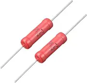 uxcell 3W Power Rating 10M Ohm High Voltage Glass Glaze Film Resistor 2 Pcs