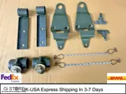 MB GPW Willys Ford WWII Jeep G503 Top Bow Bracket Set F marked -A2754