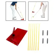 Golf Alignment Stick Set Mat Practice Posture Correction Golfing Golf Training